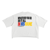 French Terry Raw Edge T-Shirt