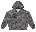 "FEARFULLY MADE" OVERSIZED Leopard print (Dark grey)